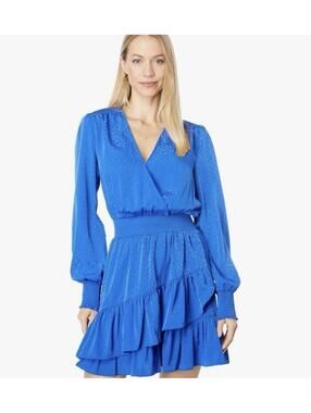 Lily Pulitzer Cristiana Long Sleeve Dress, Ikat Blue Leopard